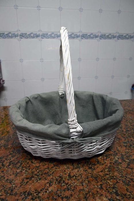 Cesto Vime Branco
