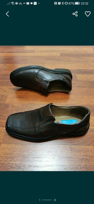 Skórzane Buty Męskie Wsuwane Lekkie Wygodne Brązowe Kabir