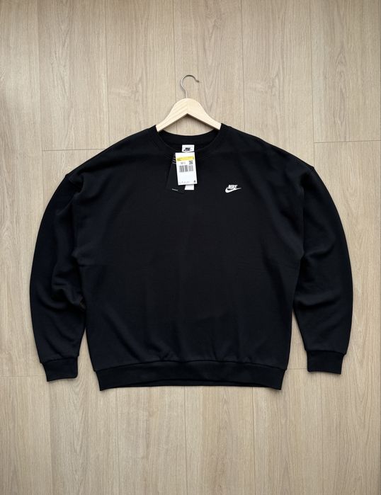 Оригінал Світшот Nike (S,M,L,XL) Oversized Club Logo Sweatshirt Чоловічий Оверсайз Свитшот Кофта Мужская Худи Найк