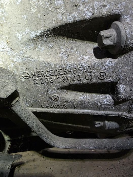 Mercedes w203 silnik kompresor skrzynia biegow  komplet