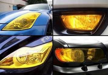 FOLIA Przyciemniająca LAMPY CZERWONA Złota ŻÓŁTA Warszawa Sklep Tuning