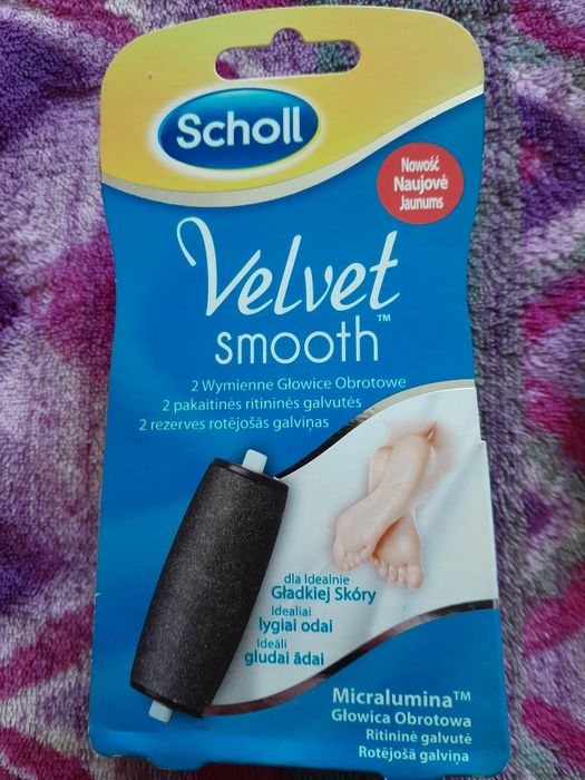 Pilnik do stóp Scholl, baterie i 2 wkłady