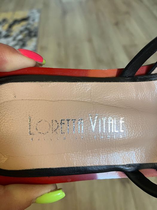Klapki skóra naturalna 37 Loretta Vitale