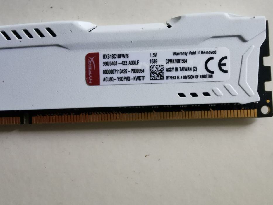 Memoria ram hyperx fury 8gb ddr3