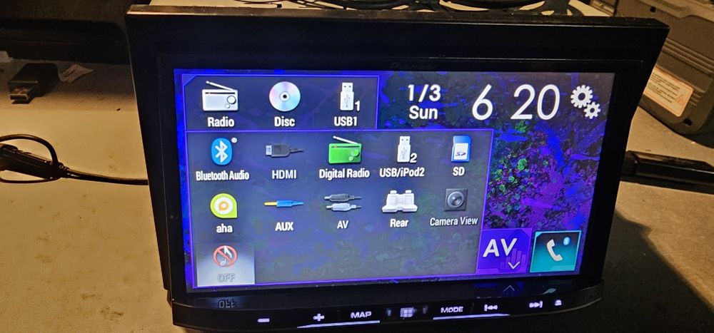 Pioneer Avic-F88dab+ 7 cali 2 din Android Auto  Carplay  bezprzewodowe