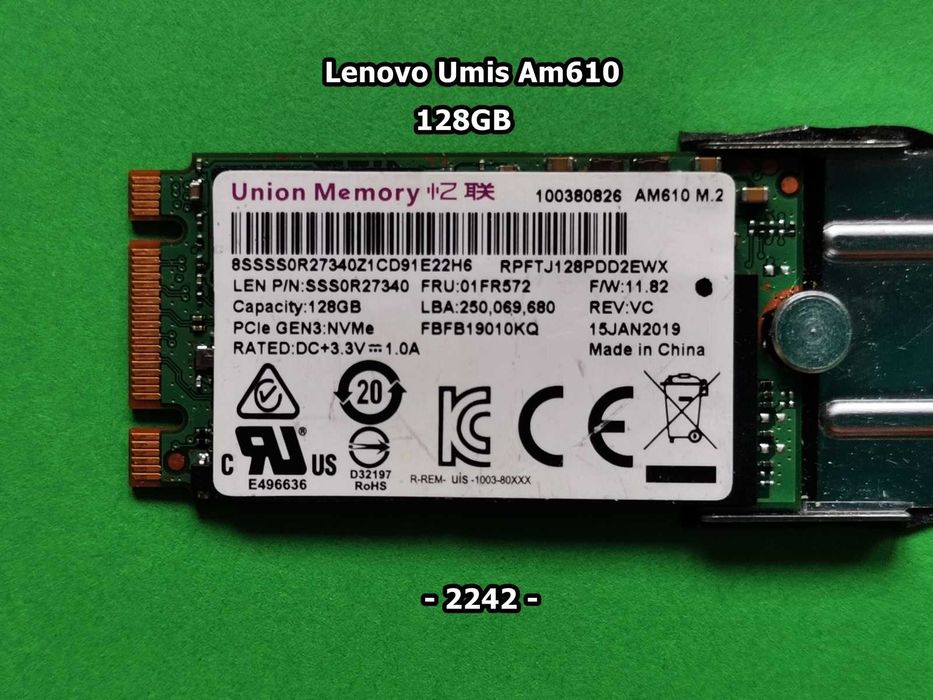 SSD 128GB Umis Am610 Union MeMory