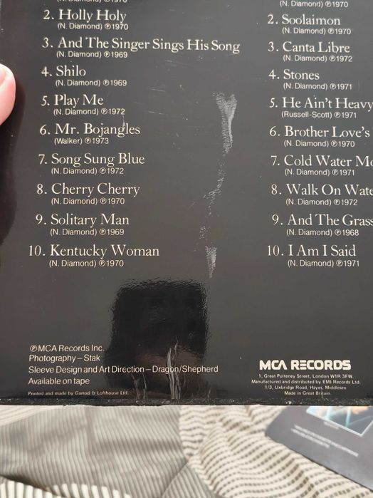 Neil Diamond – 20 Grandes Clássicos LP vinil made in uk