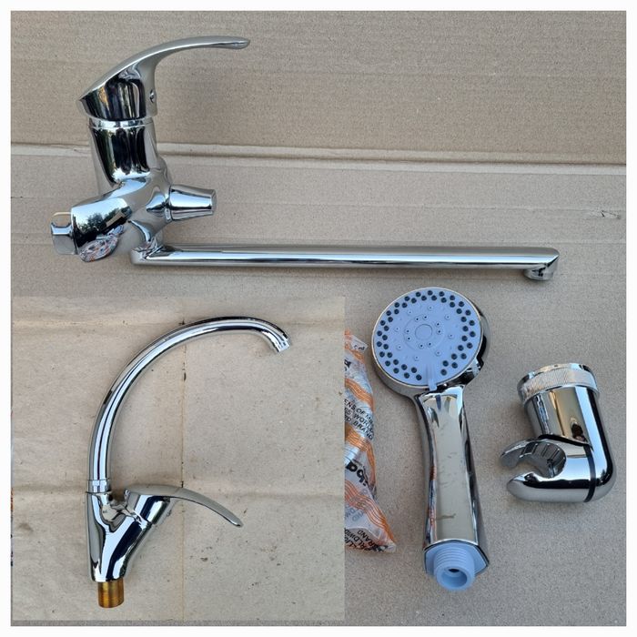 Набор смеситель для ванны и мойки Haiba Fabio Chr-006 -777 HB0746 0107