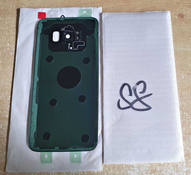 Tampa traseira para Samsung Galaxy S8 na cor preto. [NOVA]