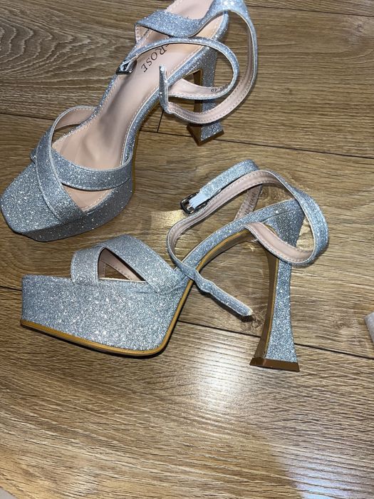 Świecące szpilki Dame Rose