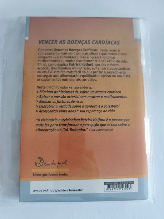 Livro Vencer as Doenças Cardíacas - Patrick Holford
