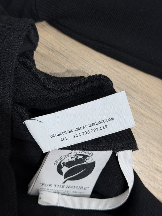 Чорний боді Off White