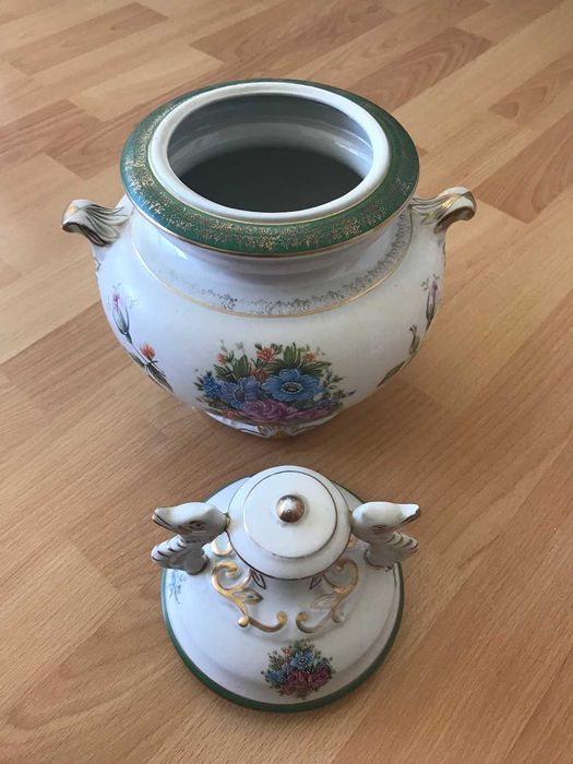 Peças decorativas guarda joias porcelana antigas vintage