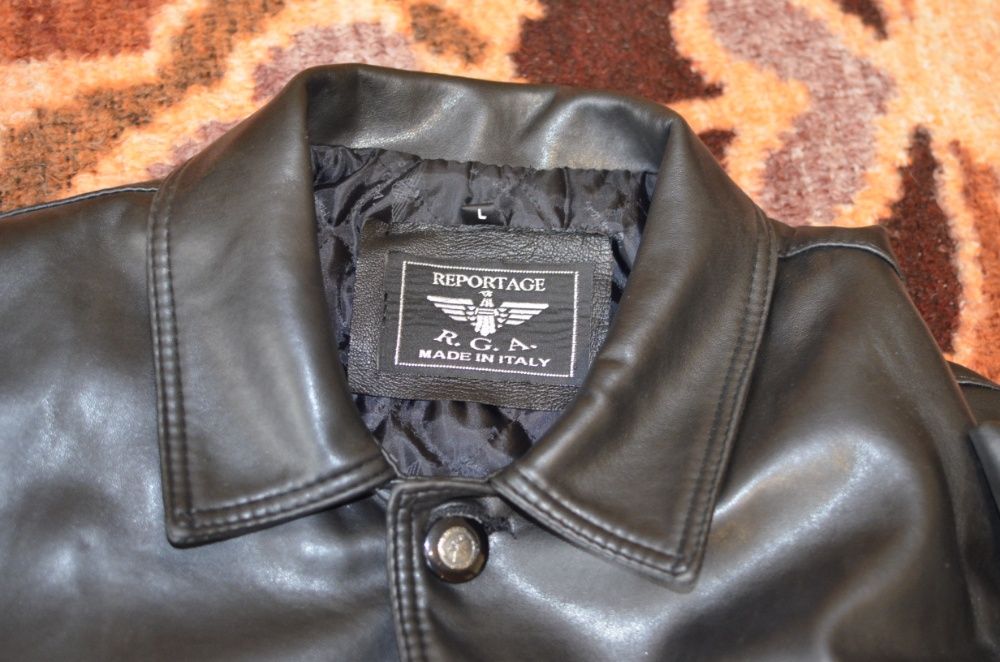 Шикарная мужская  чёрная демисезонная куртка из экокожи ШАРА цена!