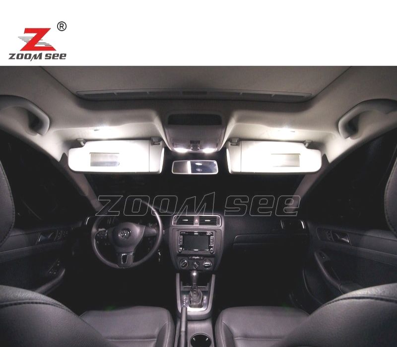 KIT COMPLETO DE 13 LÂMPADAS LED INTERIOR PARA VOLKSWAGEN VW JETTA 6 MK6 MK VI SPORTWAGEN 2010-2014