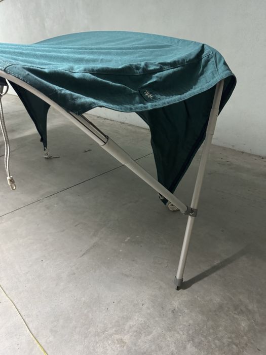 Bimini barco 2 arcos