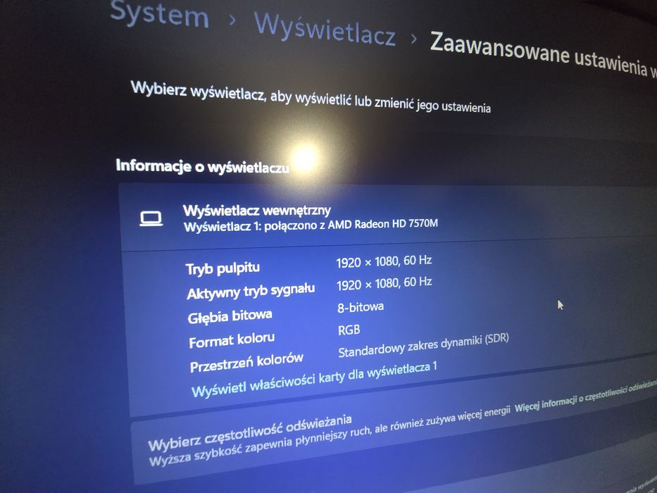 Laptop HP 8570p i5 8GB SSD radeon port rs232