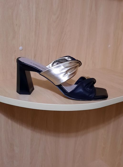 Мюлі шльопанці TJ Collection Натуральна шкіра р. 39 уст. 25,3-25,5 см босоніжки