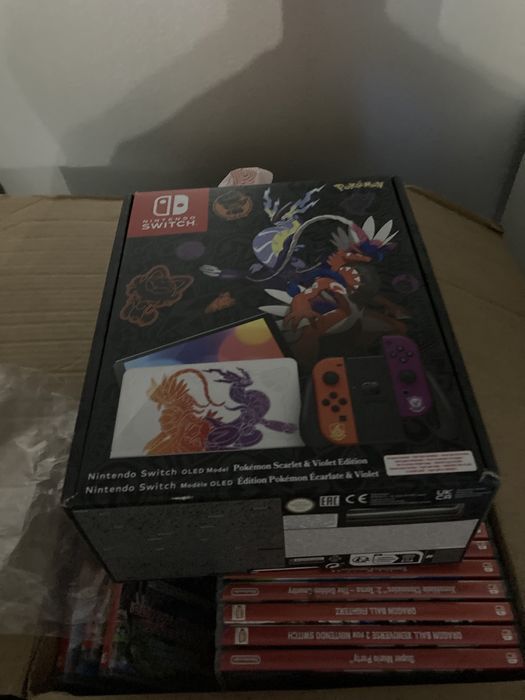 Nintendo Switch Oled Edição Pokemon Nova