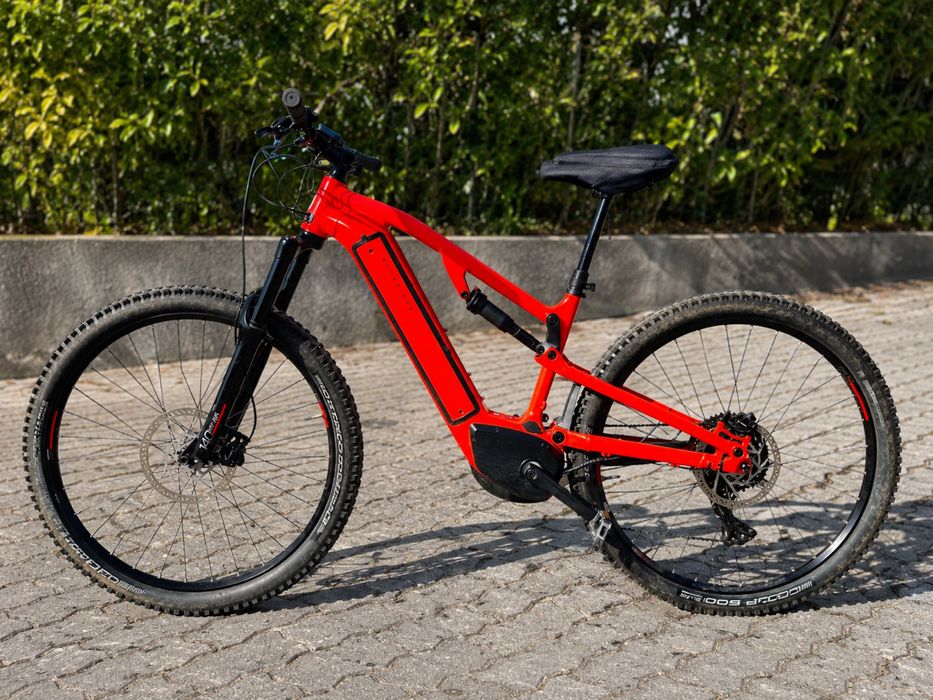Bicicleta BTT Elétrica como nova  Suspensão Total 29” E-EXPL 520 S – Vermelho Vivo