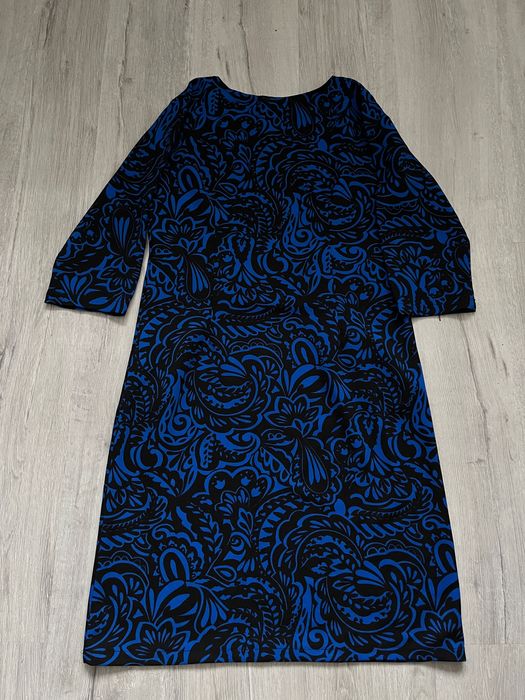 Suknia Granatowo-czarna