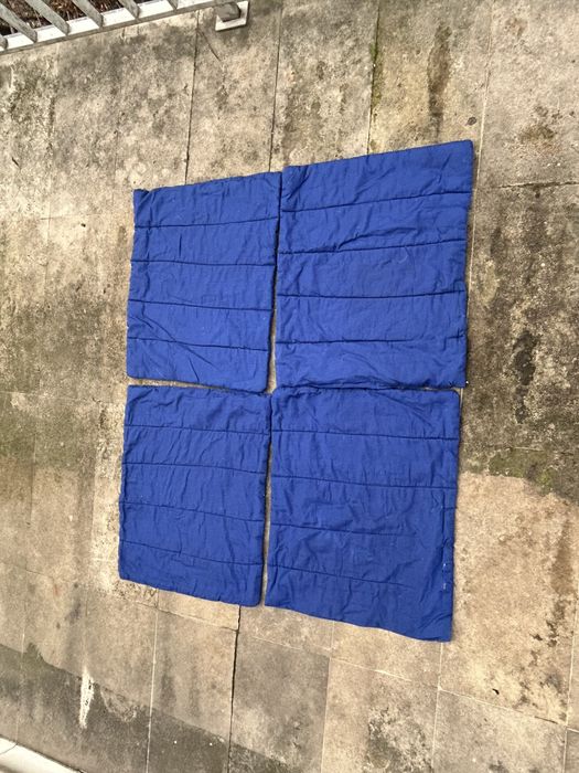 Granatowe podkladki pod owijki