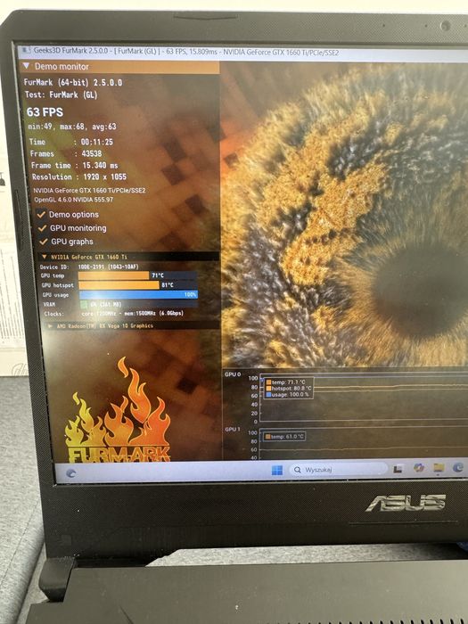 Asus Fx505DU 120Hz 1660Ti