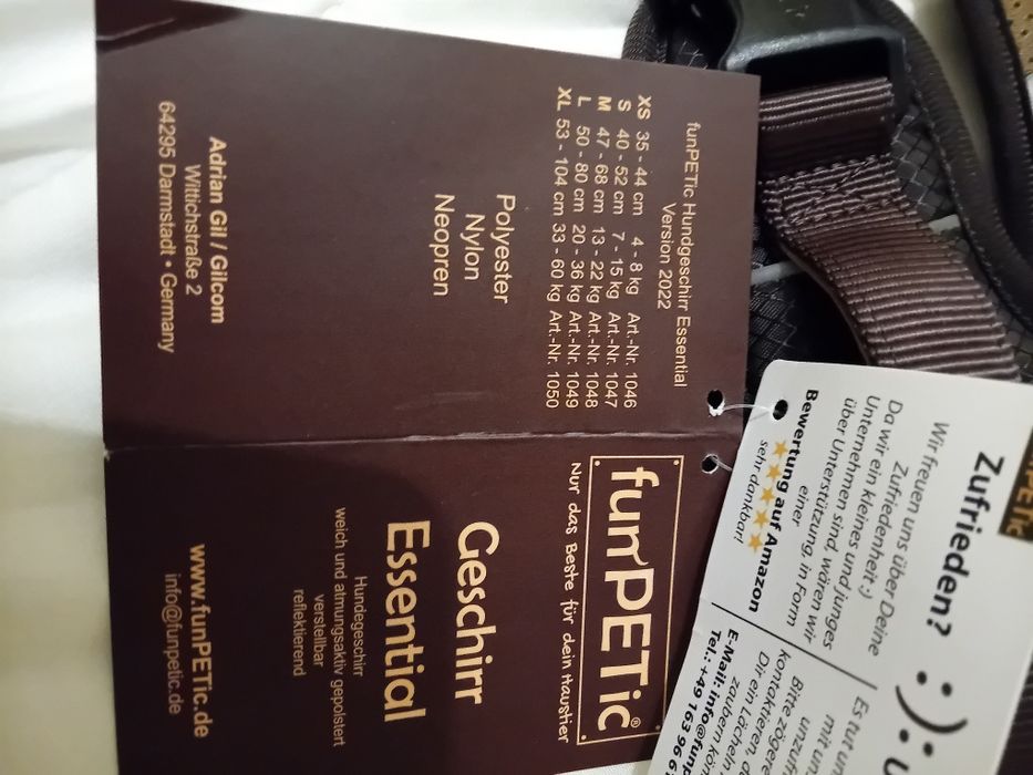 Шлея для собак funPETic Essential Dog Harness