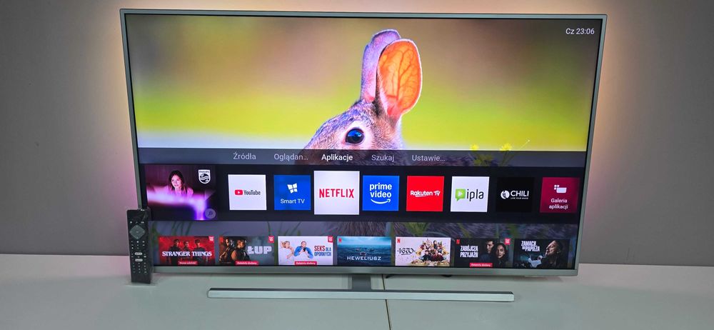 TV Philips 50pus6814 4 k Smart TV Ambilight SUPER OKAZJA