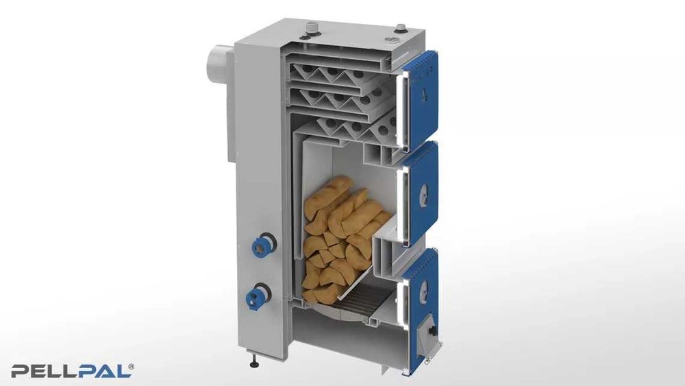 Kocioł na drewno PELLPAL D 20KW 160 - 200m2 5klasa drewno/węgiel