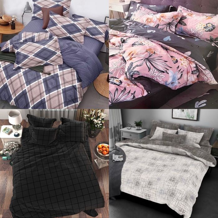 Постельное белье с простыней на резинке Бязь Gold