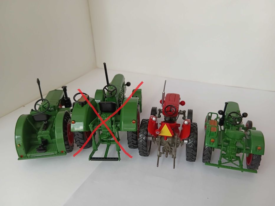 Трактори металеві 3 шт. Масштаб 1:43. Ціна за всі