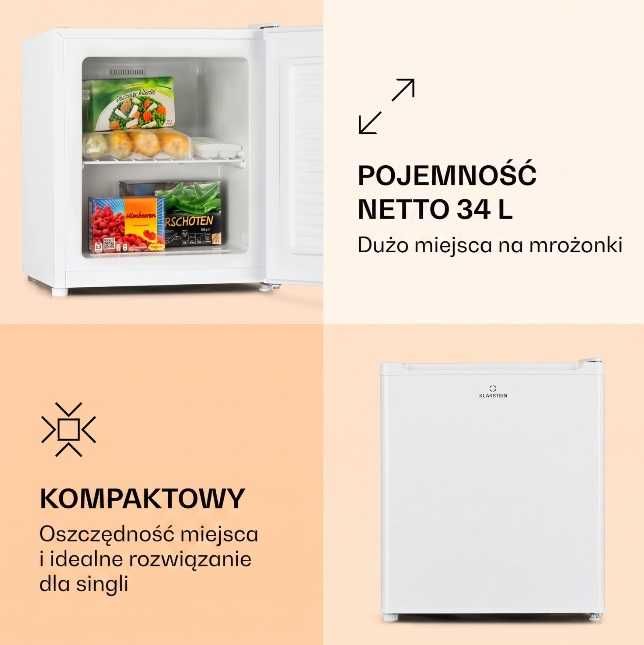 Zamrażarka biała 33L. Klarstein   X-306