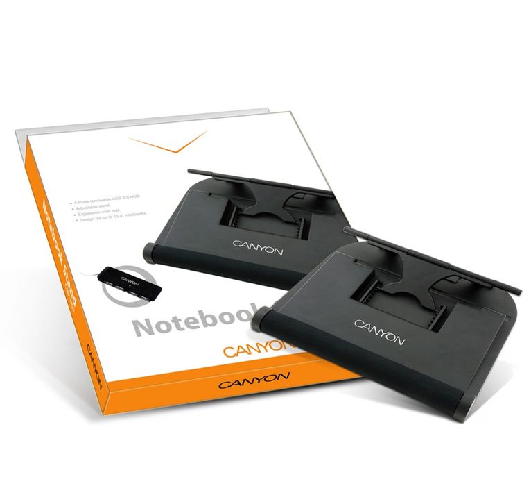 Подставка для ноутбука Canyon CNP NS2 + USB HUB на 4 порта