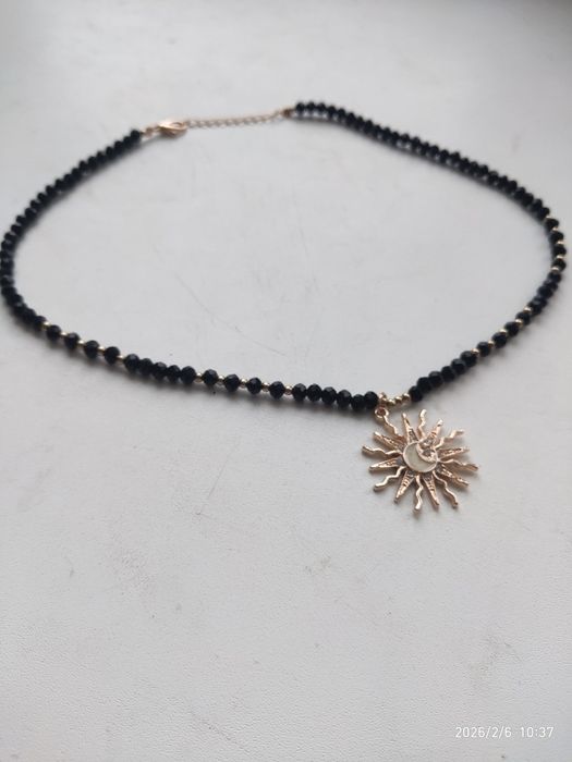 Чокер з чорного агату.