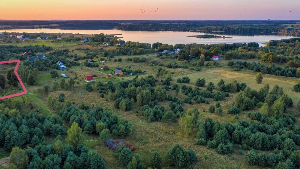 Działka nad jeziorem pod lasem - Kownatki - Widok 5