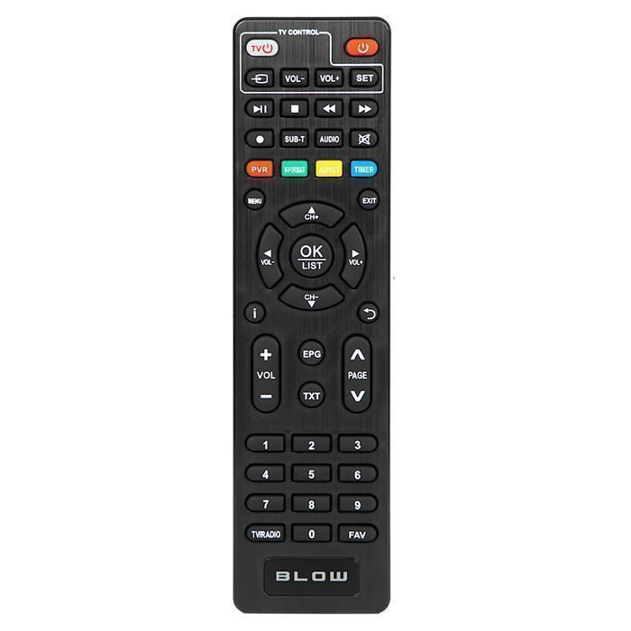 Tuner DVB-T2 BLOW 7000FHD MINI H.265 HEVC + antena pokojowa