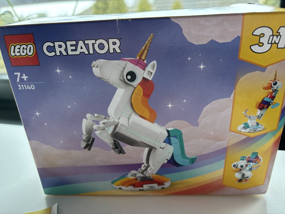 Lego creator 3w1 jednorożec 31140