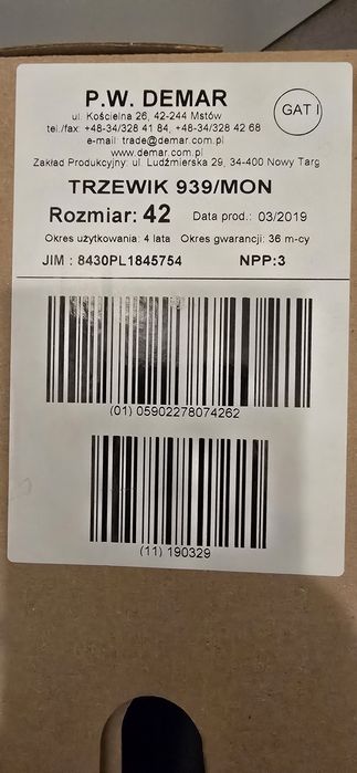 Buty rozmiar 42 nowe