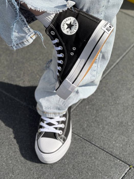 Кеди Converse All Star на високій підошві ,конверси на платформі 4см