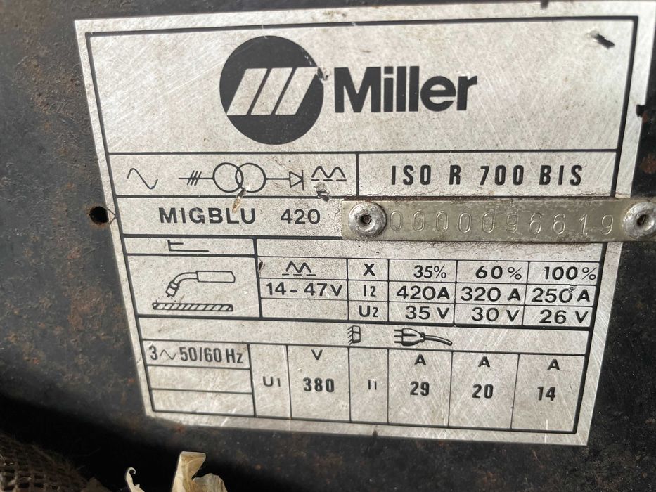 Semi automática MILLER MIGBLU 420