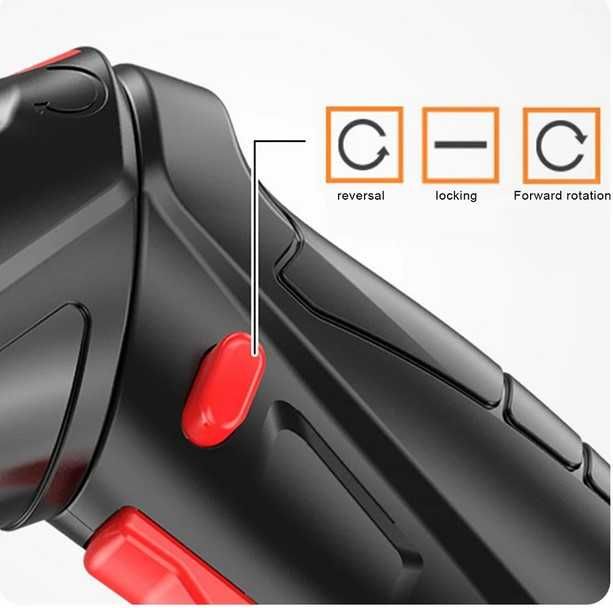 Conjunto Ferramenta Elétrica 2100rpm Bateria Lítio 47 peças