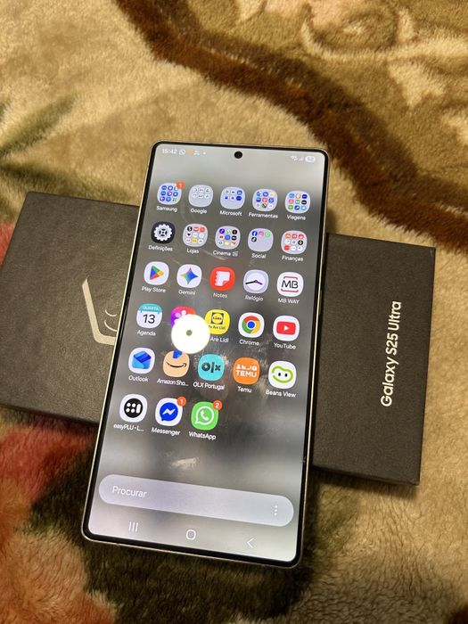 Samsung S25 Ultra 256GB Titânio ( Troca  iPhone 17 Pro, 16 Pro Max )