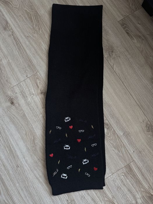 Karl Lagerfeld szalik duzy gruby