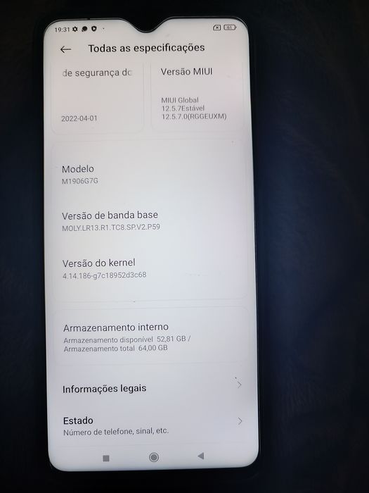 Xiaomi Redmi Note Pro 8 - 6GB RAM