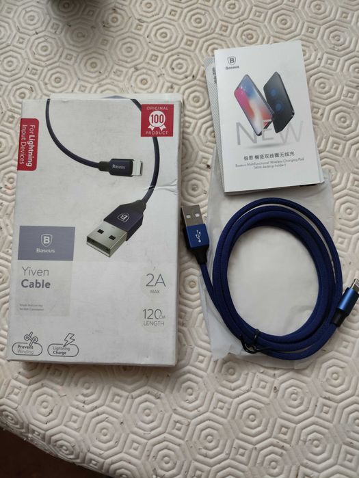Cabo USB Baseus Yiven para Iphone - Novo