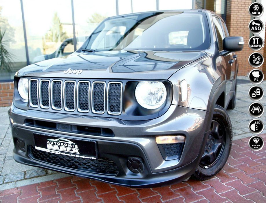Jeep Renegade Salon PL|Navi|Bluetooth|6 Bieg|As.Pasa|Bezwyp| Serwisowany|GWARANCJA