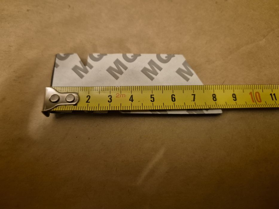 Napis BMW M Tył Bagażnik M Sport 8,3/3 cm chrom -kolor