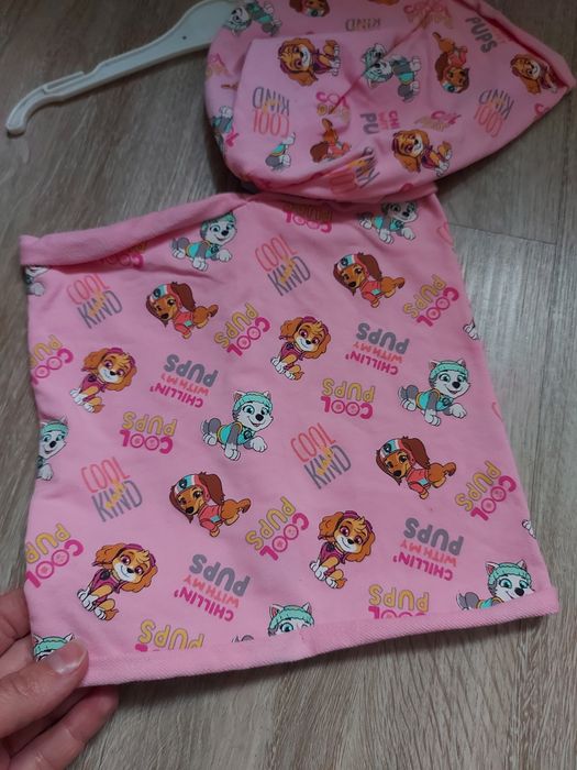 Нова шапочка+снуд коттон.. щенячий патруль!! 3-6 років..