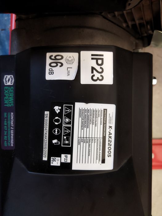 Agregat prądotwórczy Kaltmann 2300W - jednofazowy.